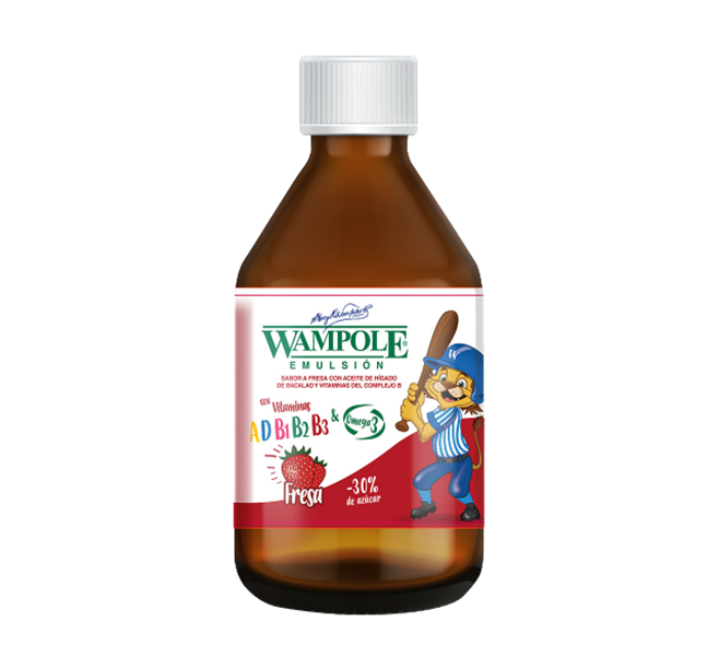 Wampole x 240ml Emulsion Sabor Fresa – Compras Farmacia